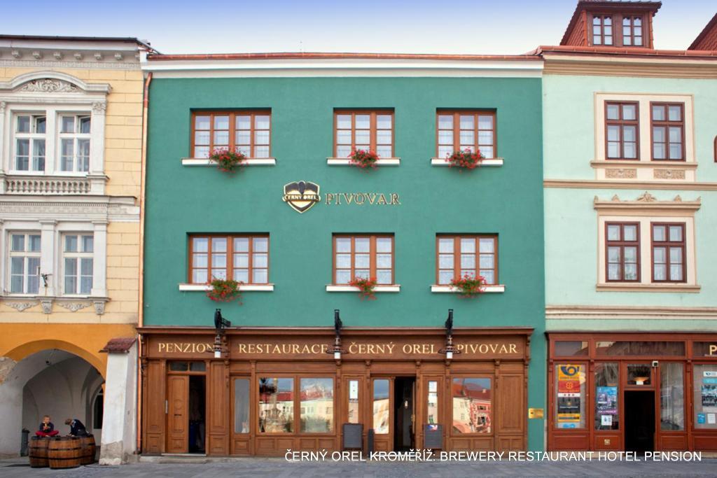 Pivovar Cerny Orel - Hotel & Restaurant Kromieryż Zewnętrze zdjęcie
